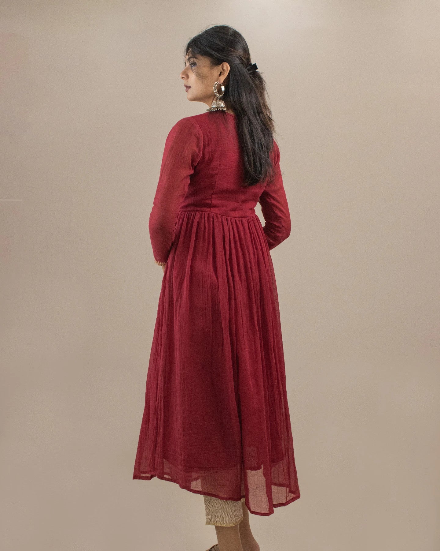 Komal Red Kurta