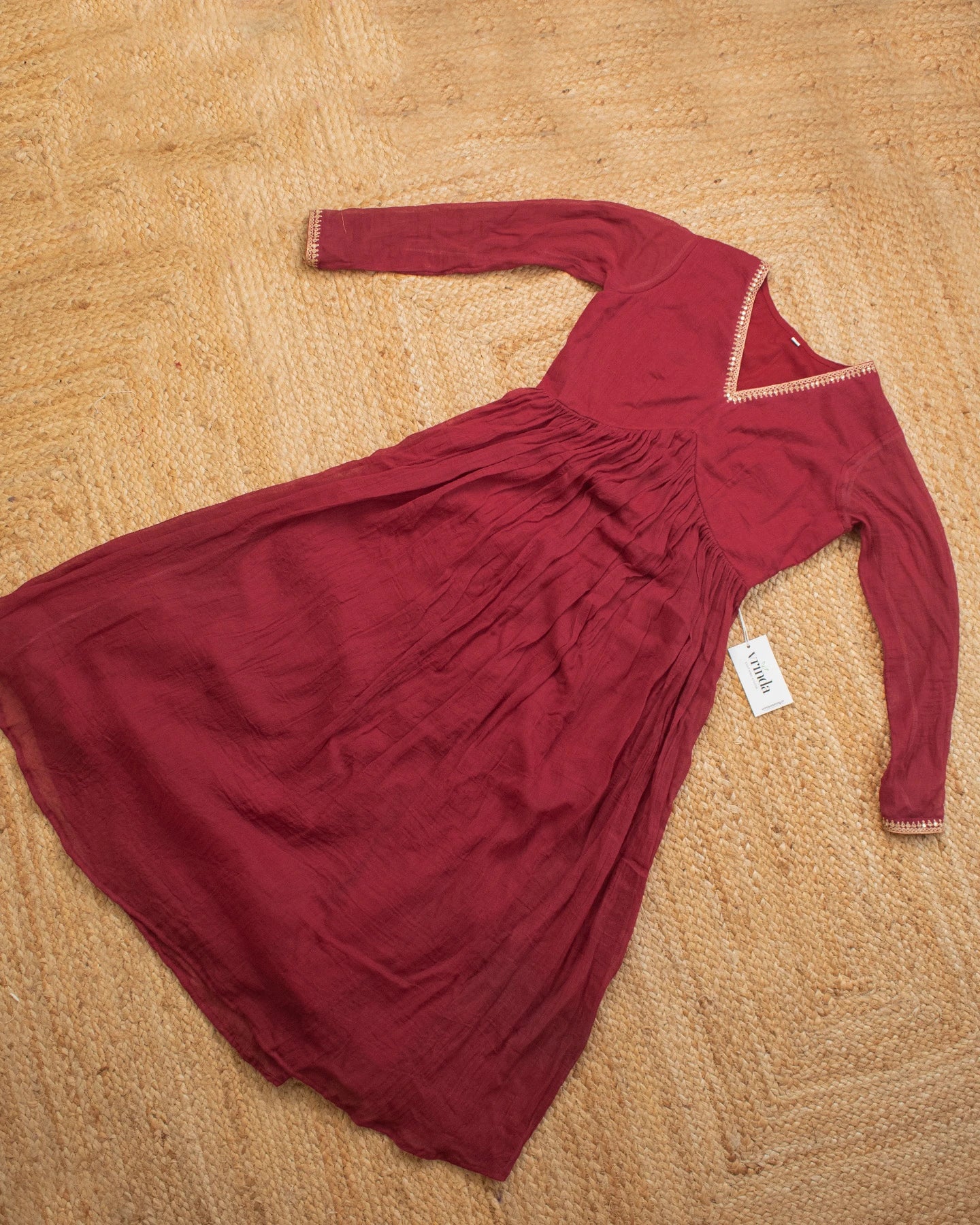 Komal Red Kurta