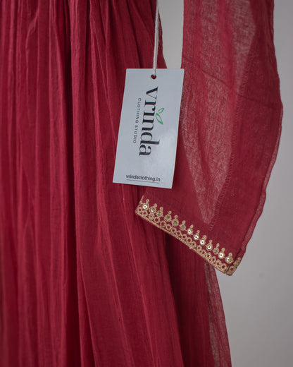 Komal Red Kurta