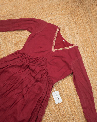 Komal Red Kurta