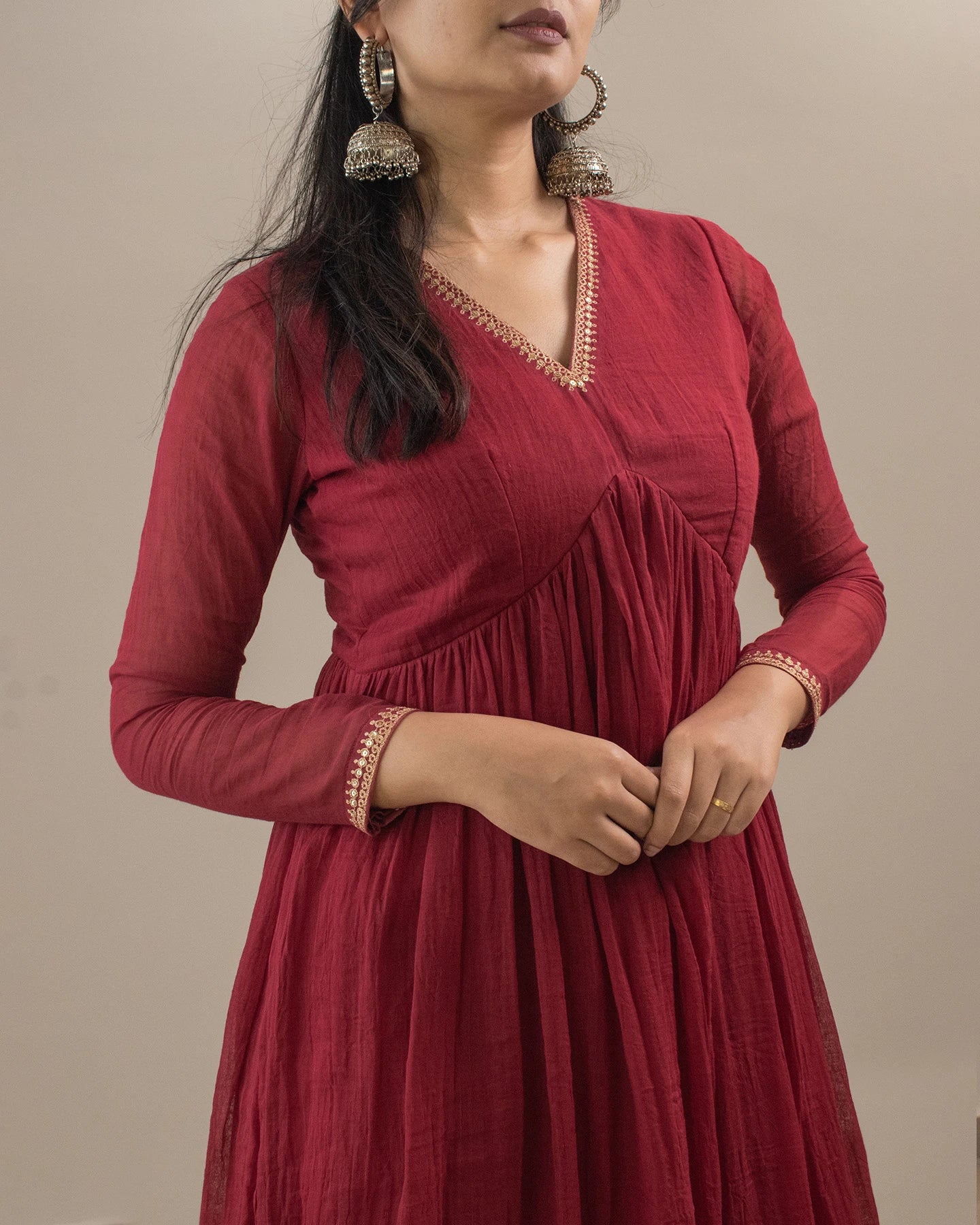 Komal Red Kurta