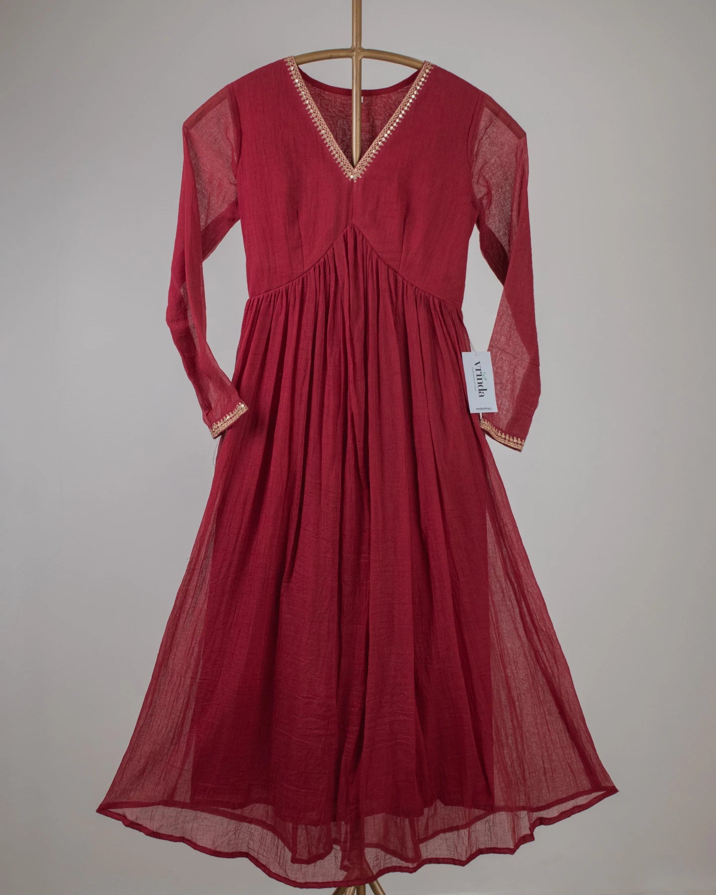 Komal Red Kurta