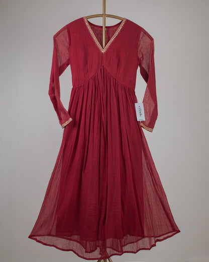Komal Red Kurta