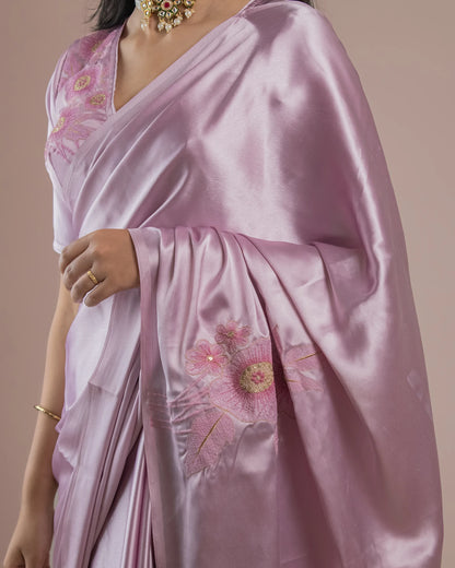 Layana Lilac Saree