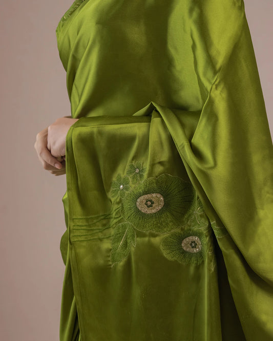 Layana Moss Saree
