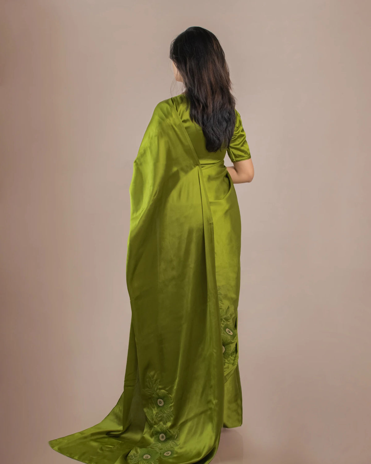 Layana Moss Saree