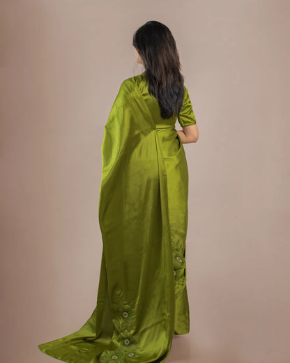 Layana Moss Saree