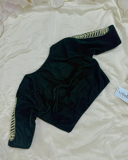 Leela Dark Green Blouse