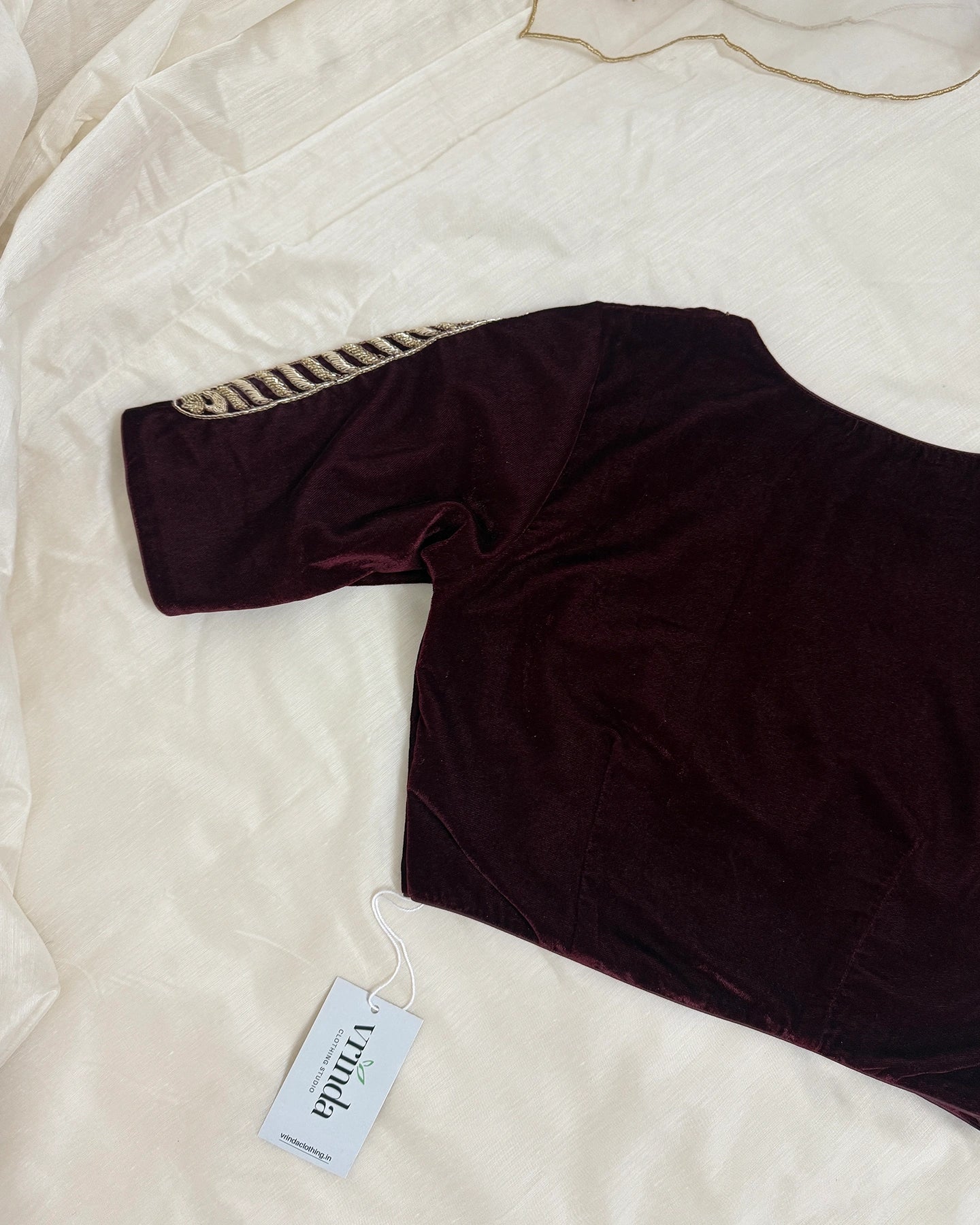 Leela Maroon Blouse