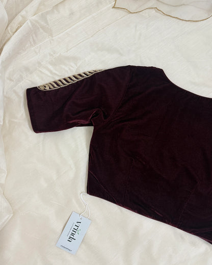 Leela Maroon Blouse