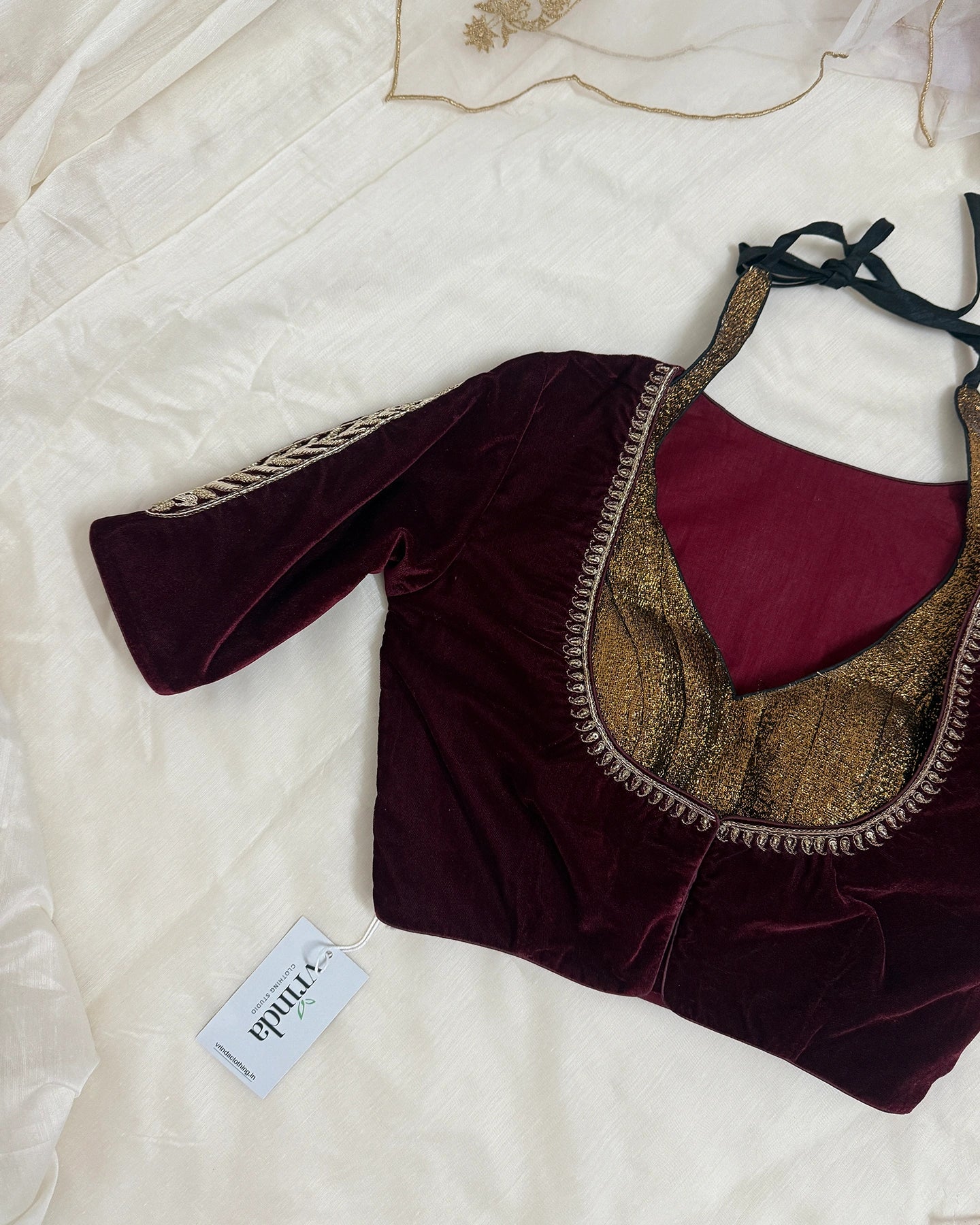 Leela Maroon Blouse