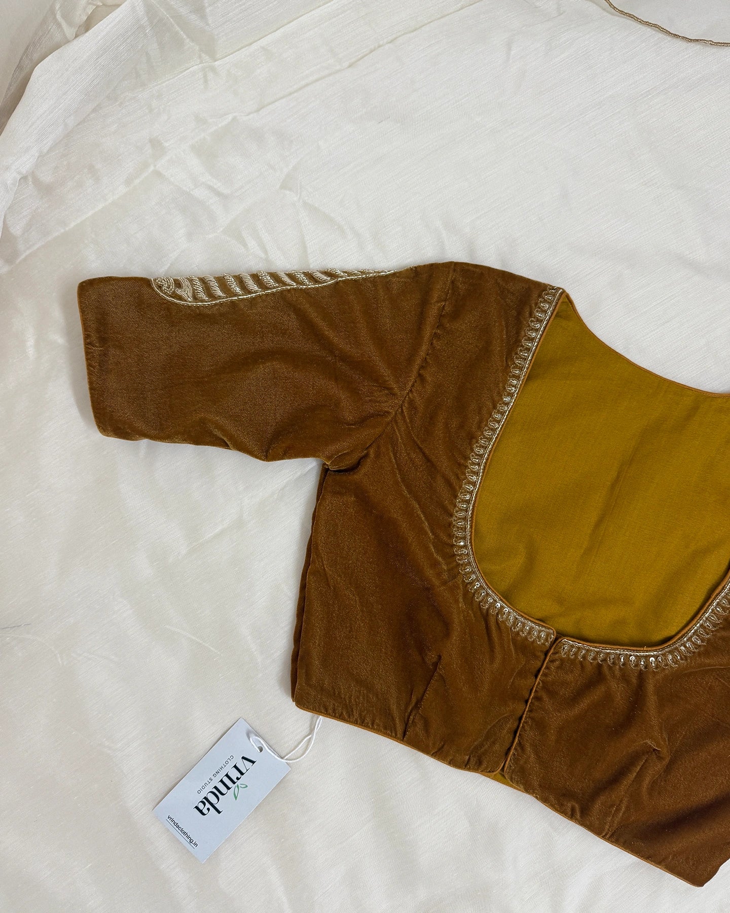 Leela Mustard Blouse