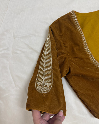 Leela Mustard Blouse