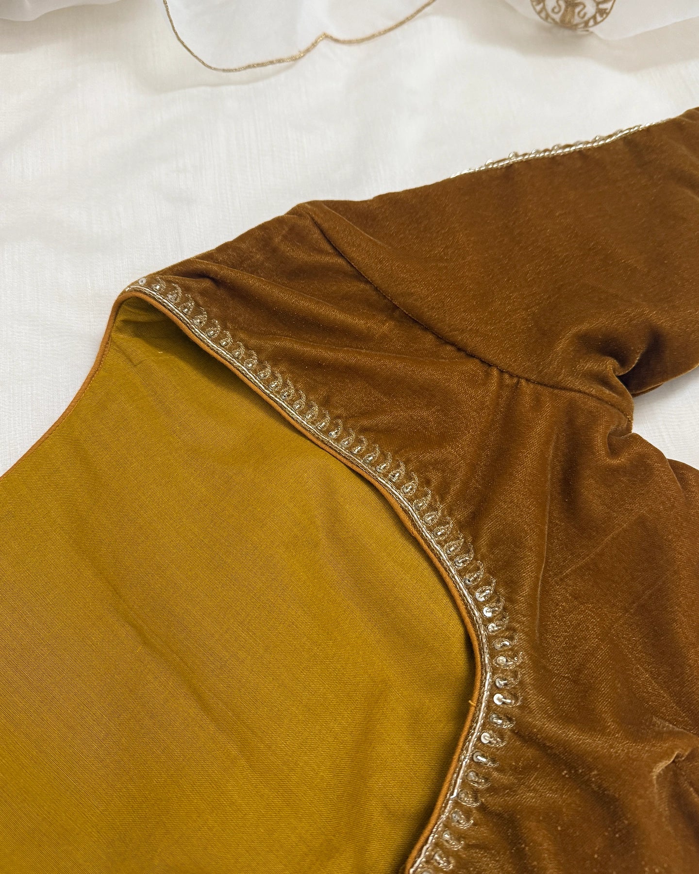 Leela Mustard Blouse