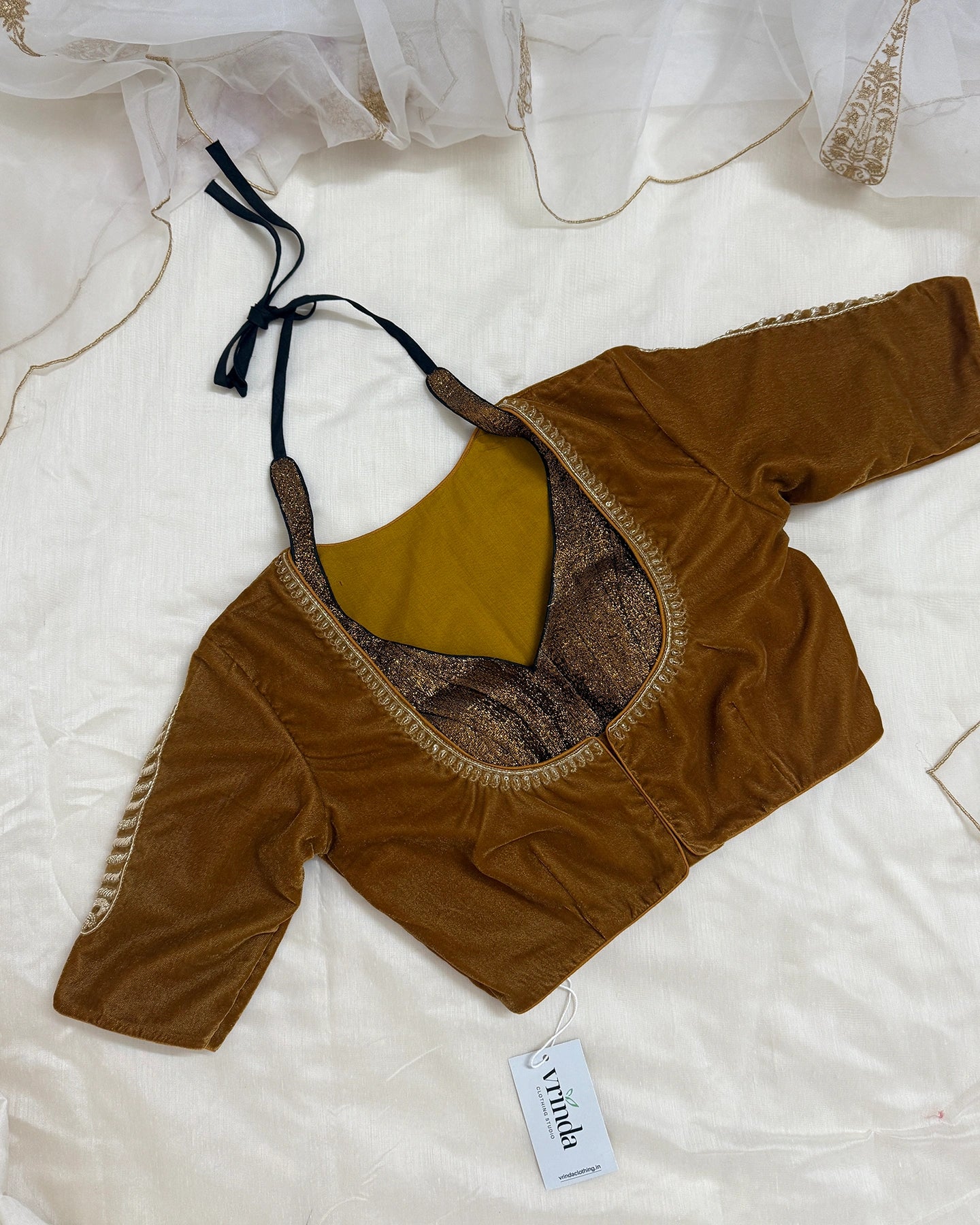 Leela Mustard Blouse