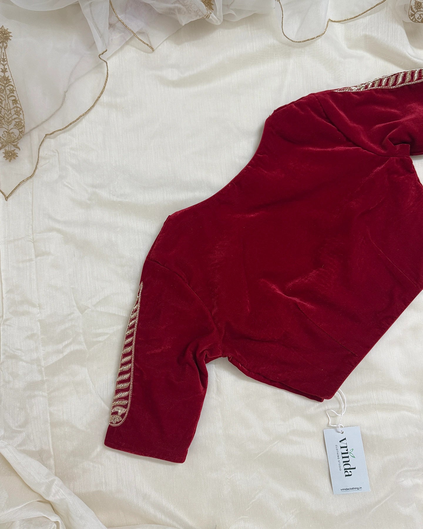 Leela Red Blouse