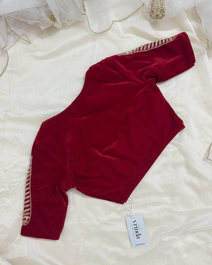 Leela Red Blouse
