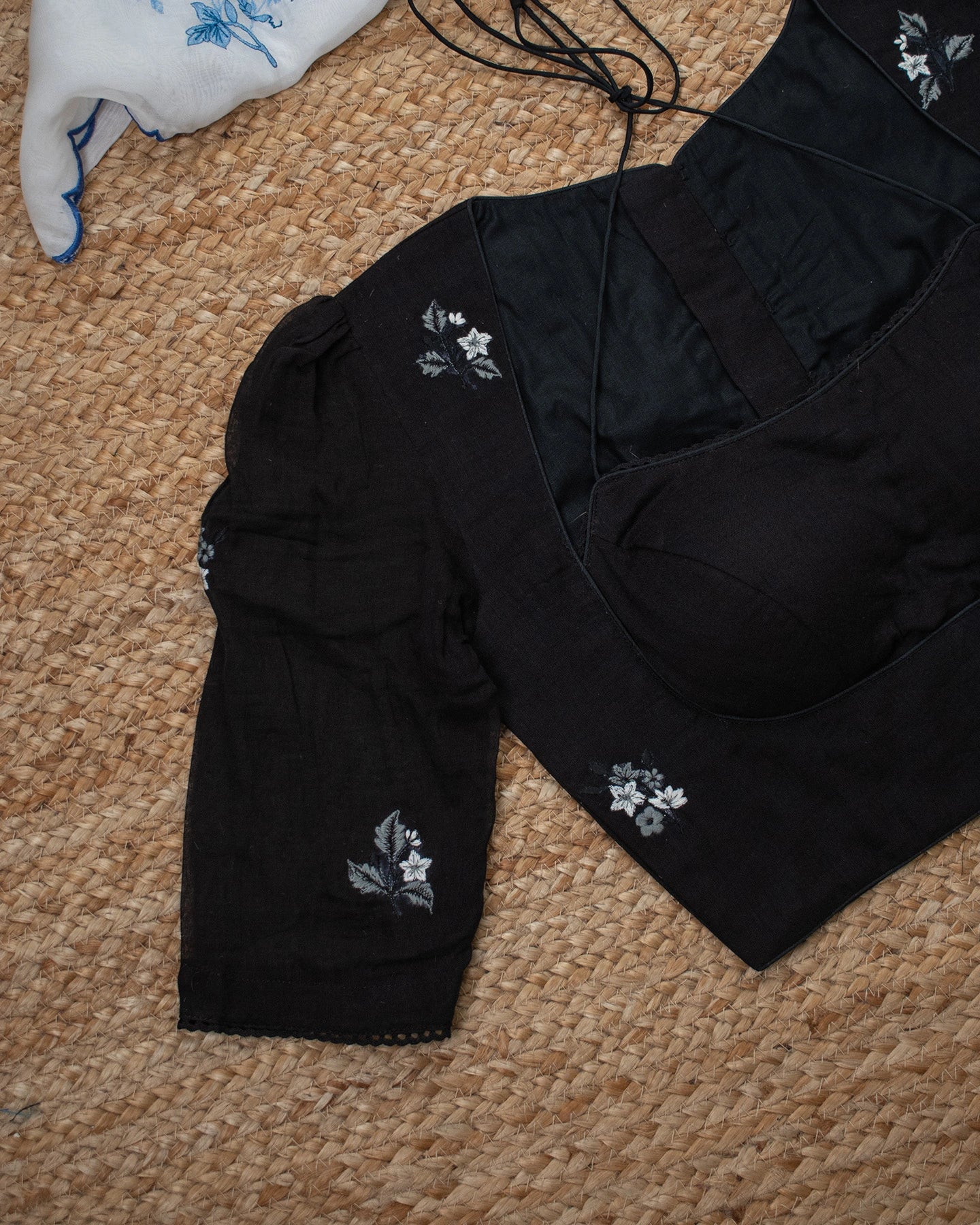 Madhulata Black Blouse