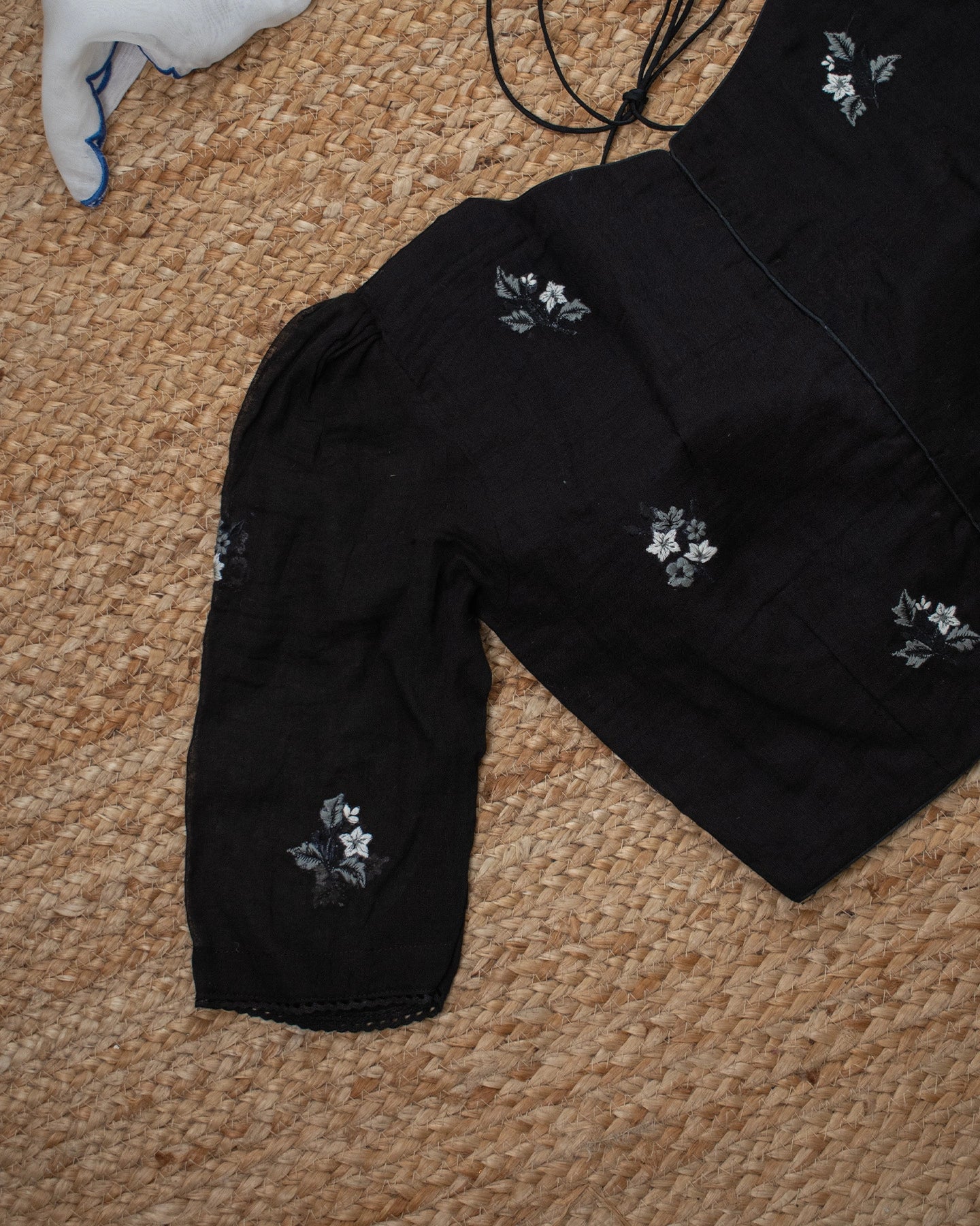 Madhulata Black Blouse