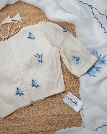Madhulata Ivory Blouse