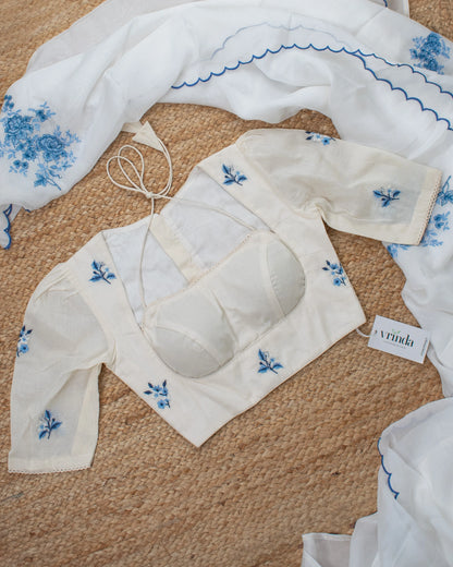 Madhulata Ivory Blouse