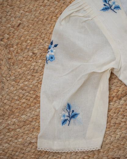 Madhulata Ivory Blouse
