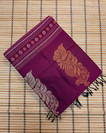 Amravati Magenta Tangail Saree