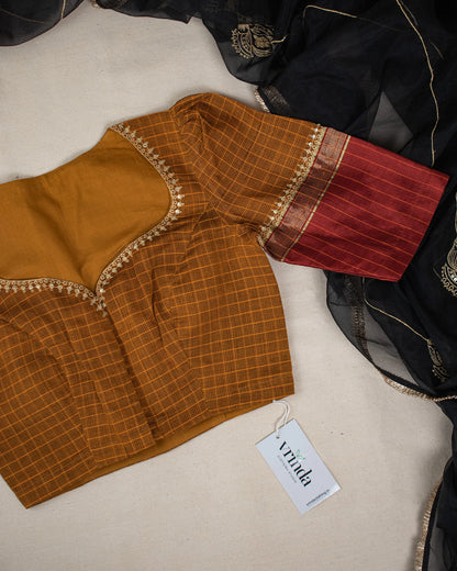 Malavika Mustard Blouse