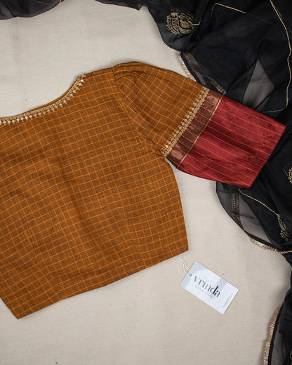 Malavika Mustard Blouse