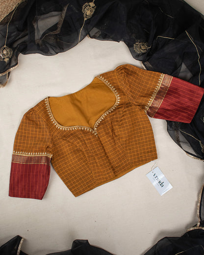 Malavika Mustard Blouse
