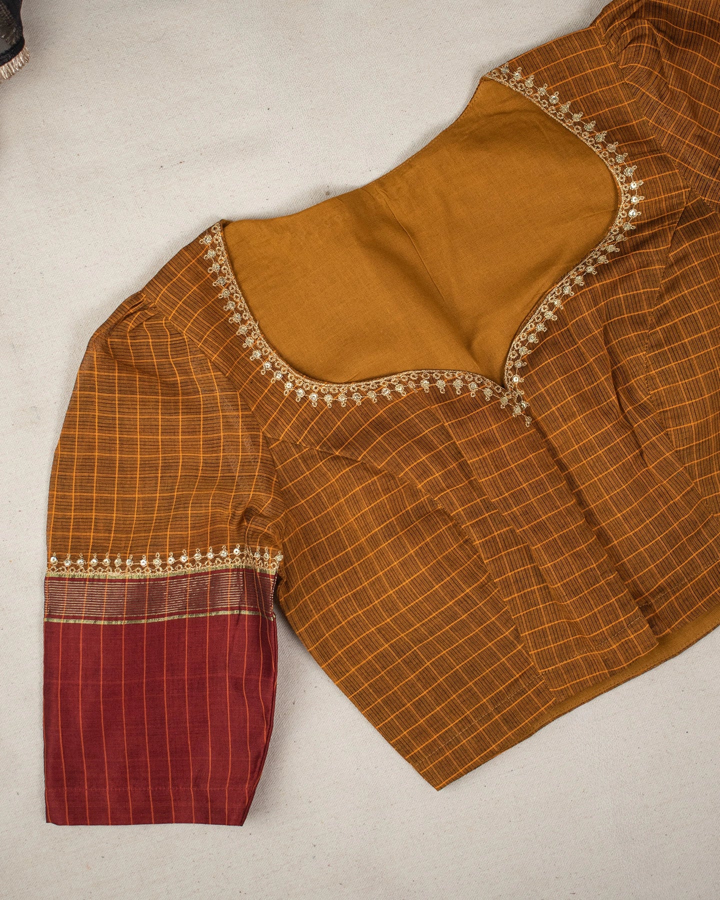 Malavika Mustard Blouse