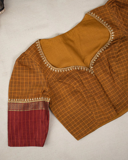 Malavika Mustard Blouse