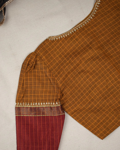 Malavika Mustard Blouse