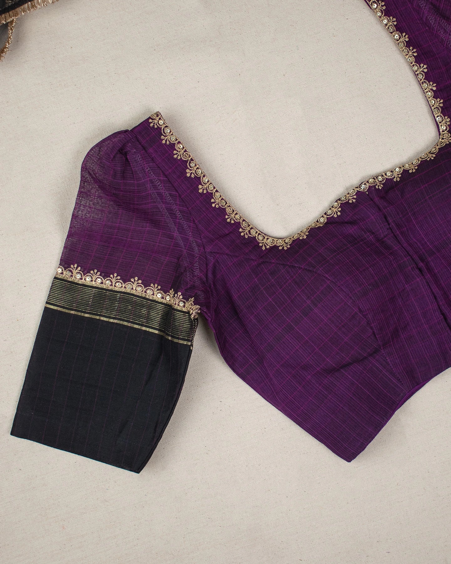 Malavika Purple Blouse