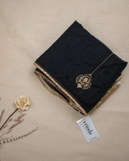 Molina Black Saree