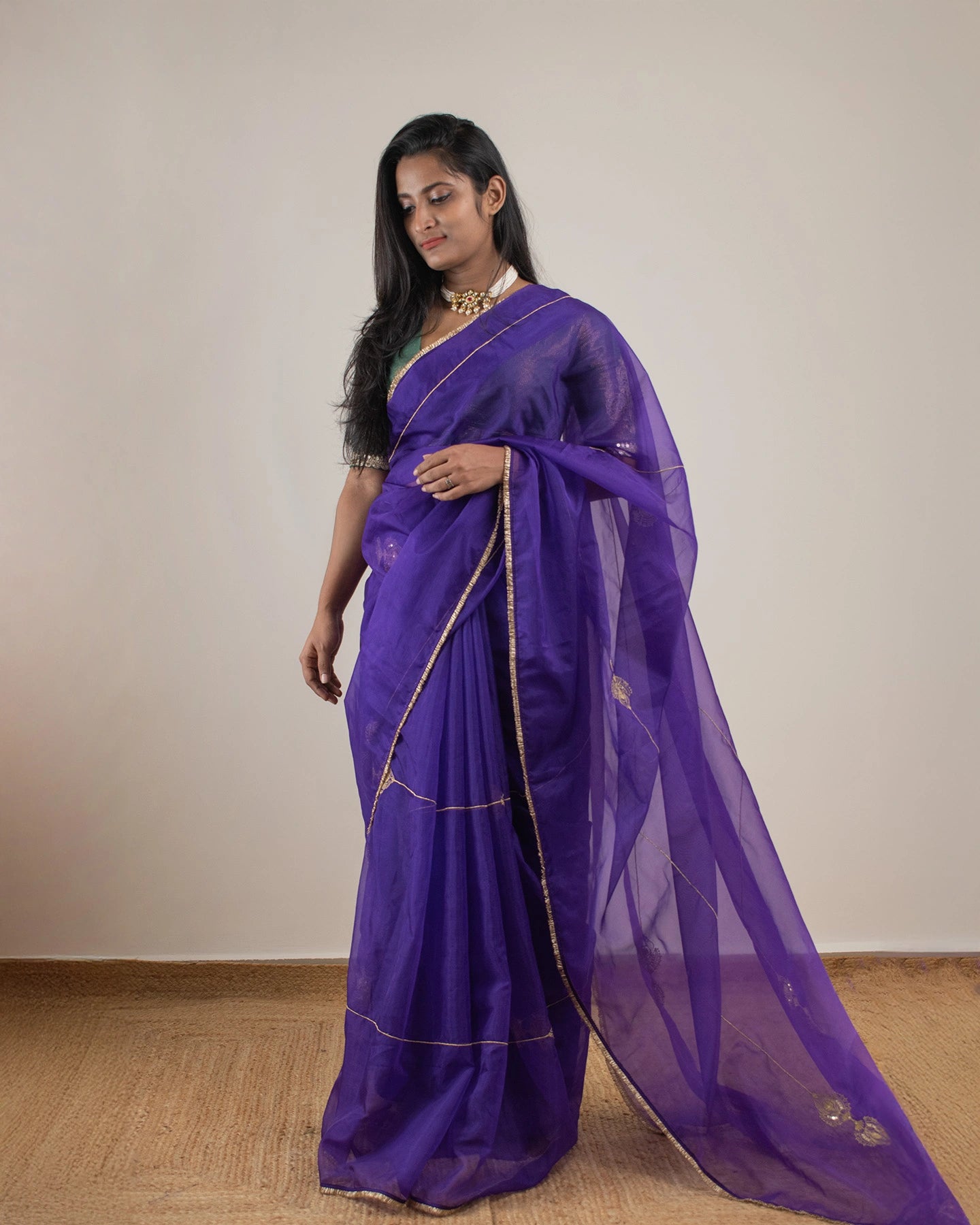 Molina Purple Saree