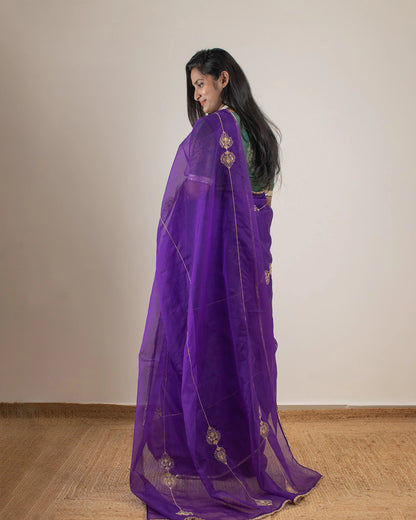 Molina Purple Saree