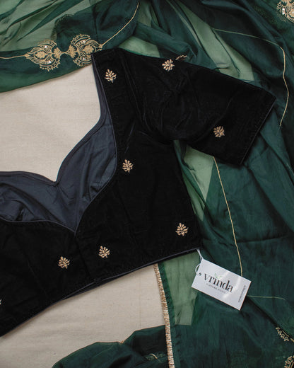 Mushreen Black Blouse