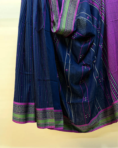 Neel Kantha Handwoven Tangail Saree