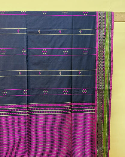 Neel Kantha Handwoven Tangail Saree