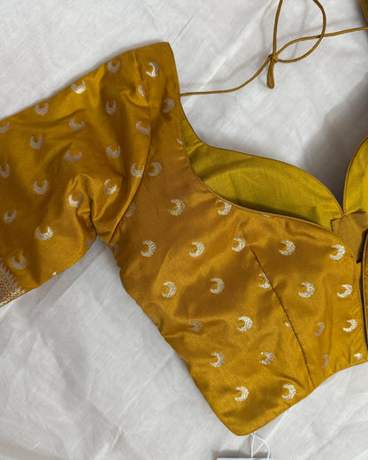 Paithani Mustard Blouse