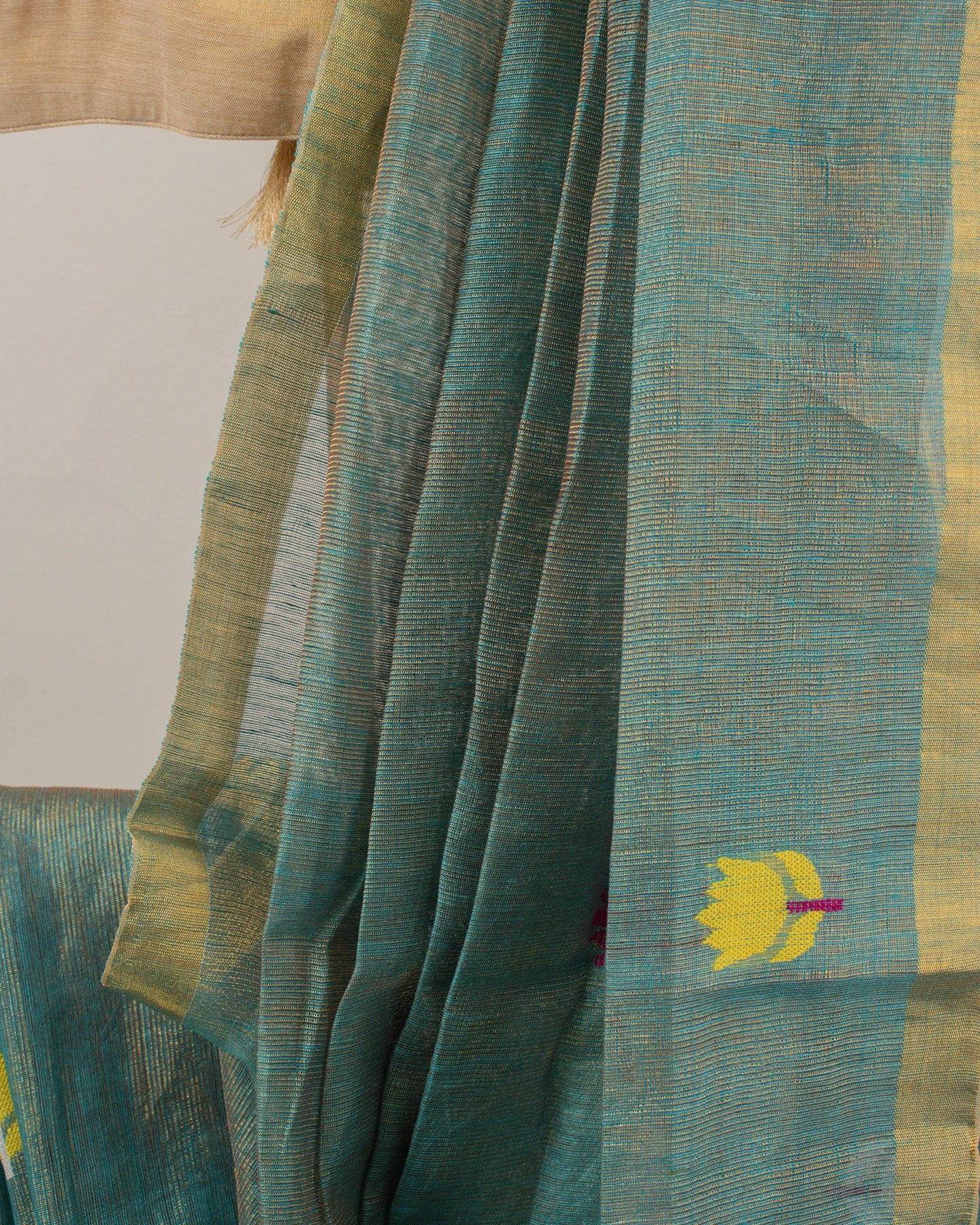 Rama Green Paithani Handwoven Saree