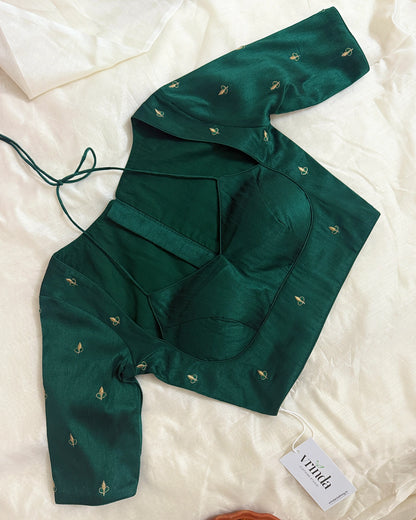 Panash Forest Green Blouse