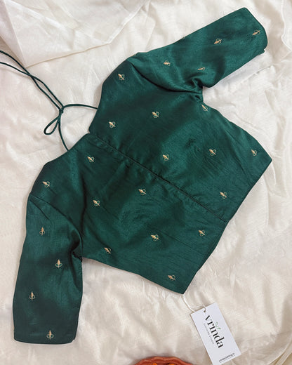 Panash Forest Green Blouse