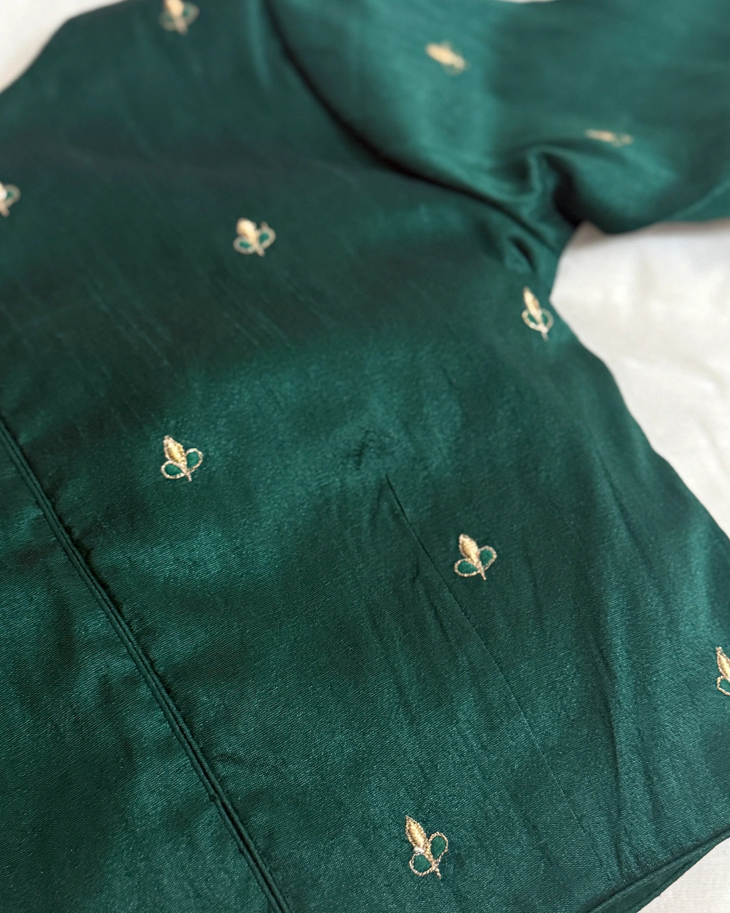 Panash Forest Green Blouse