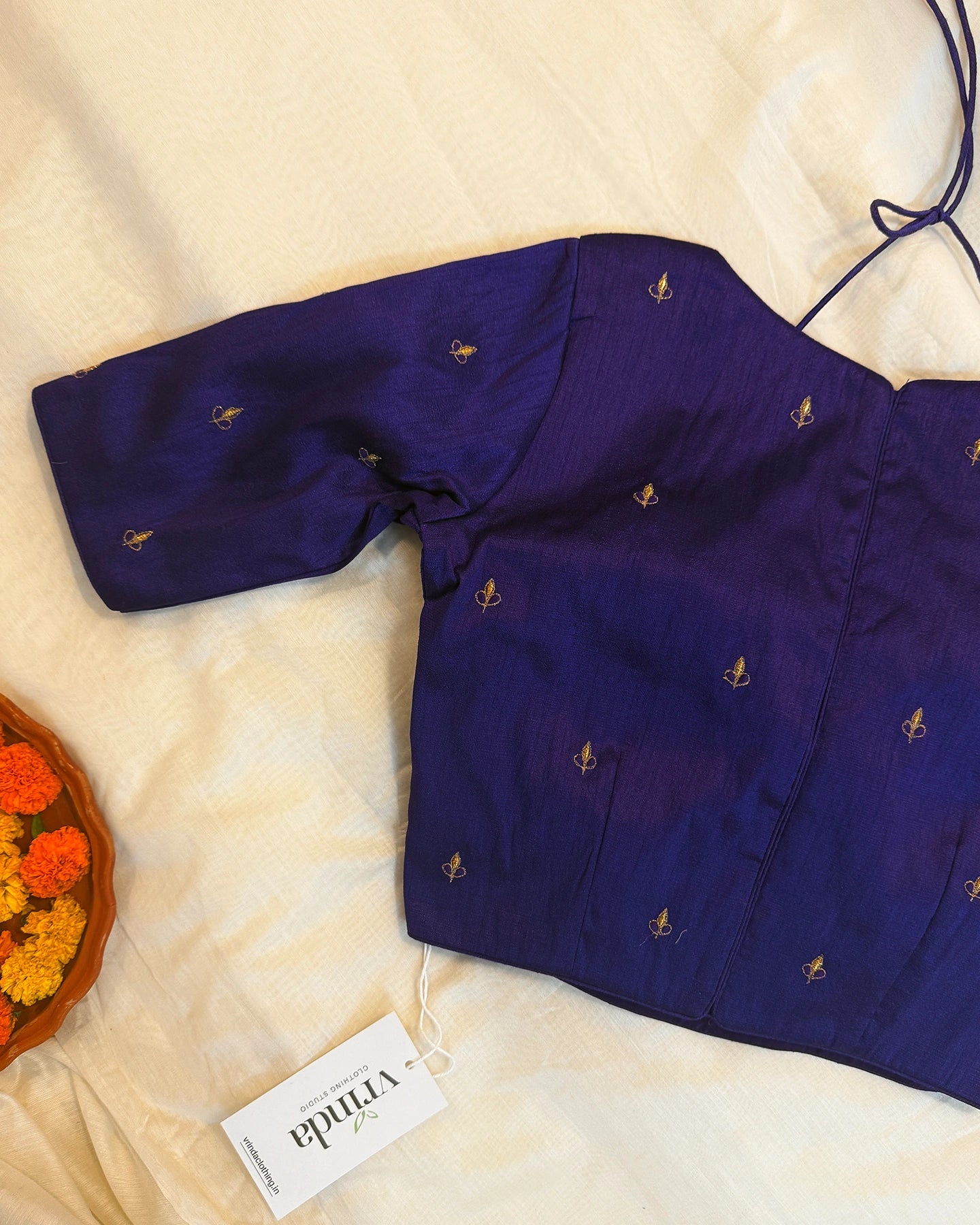 Panash Ink Blue Blouse