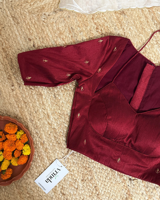 Panash Maroon Blouse