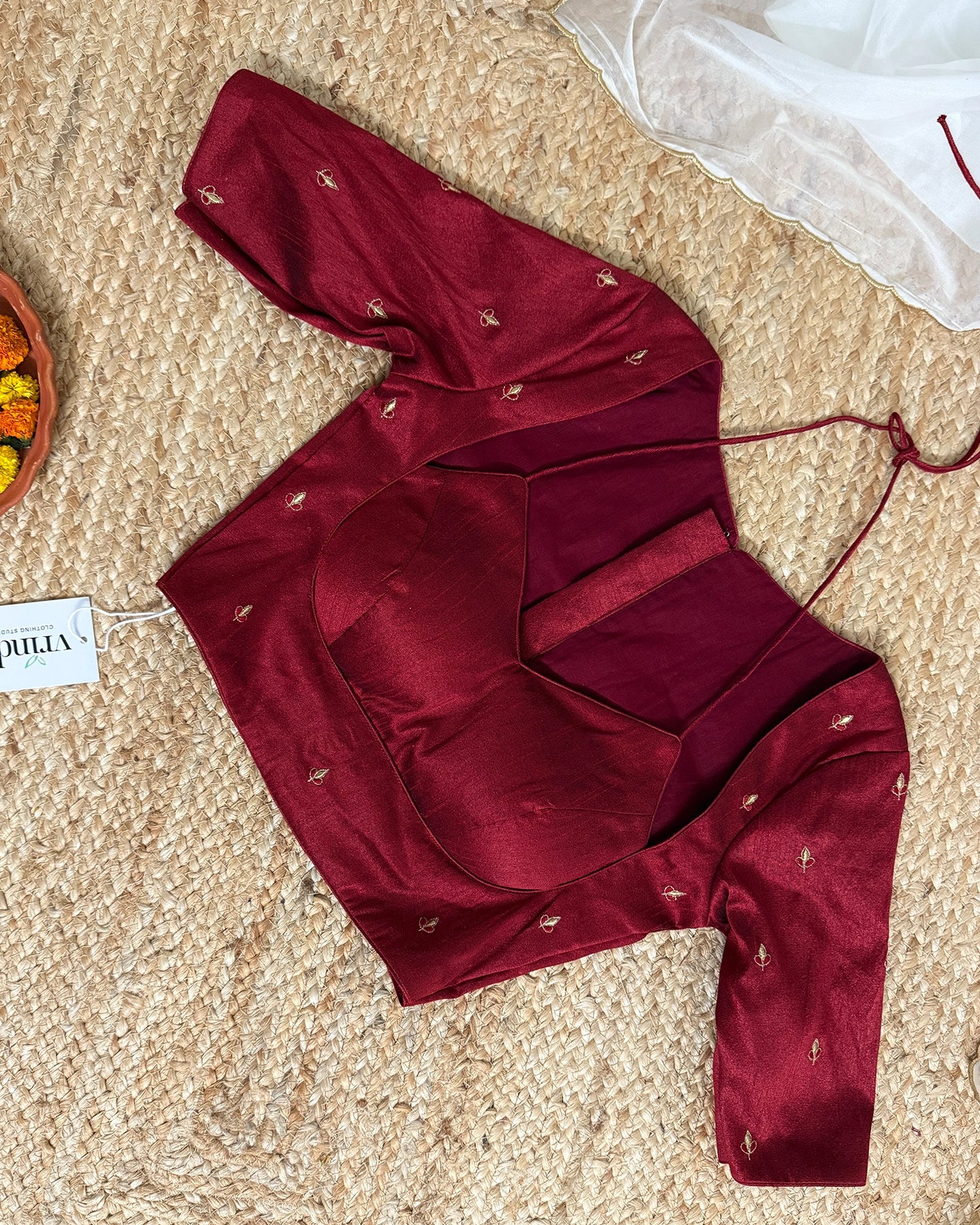 Panash Maroon Blouse
