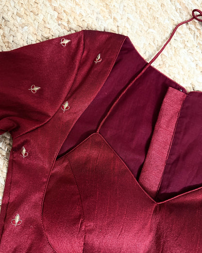 Panash Maroon Blouse