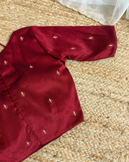 Panash Maroon Blouse